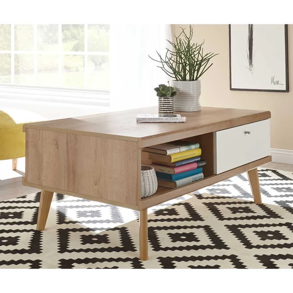 Wohnen Wohnwände<Set Wohnzimmer Möbel mit Sofatisch - Cablos I (fünfteilig)