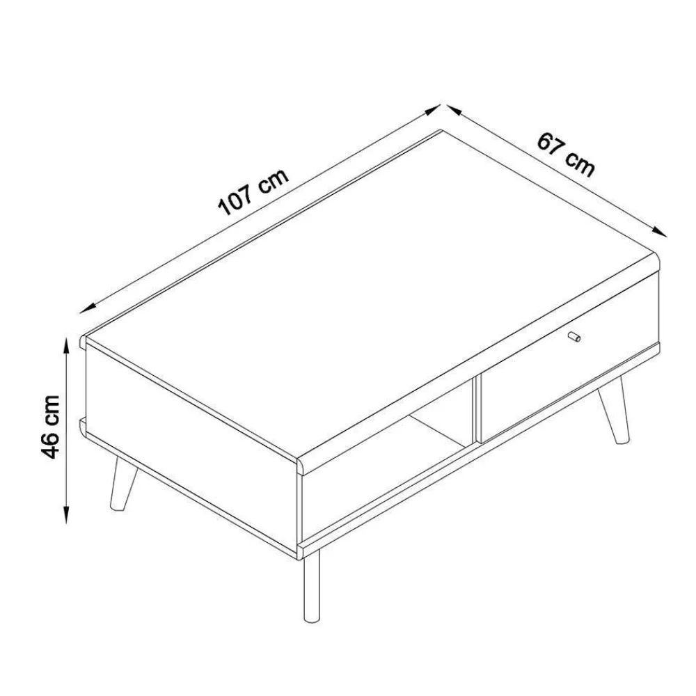 Wohnen Wohnwände<Set Wohnzimmer Möbel mit Sofatisch - Cablos I (fünfteilig)
