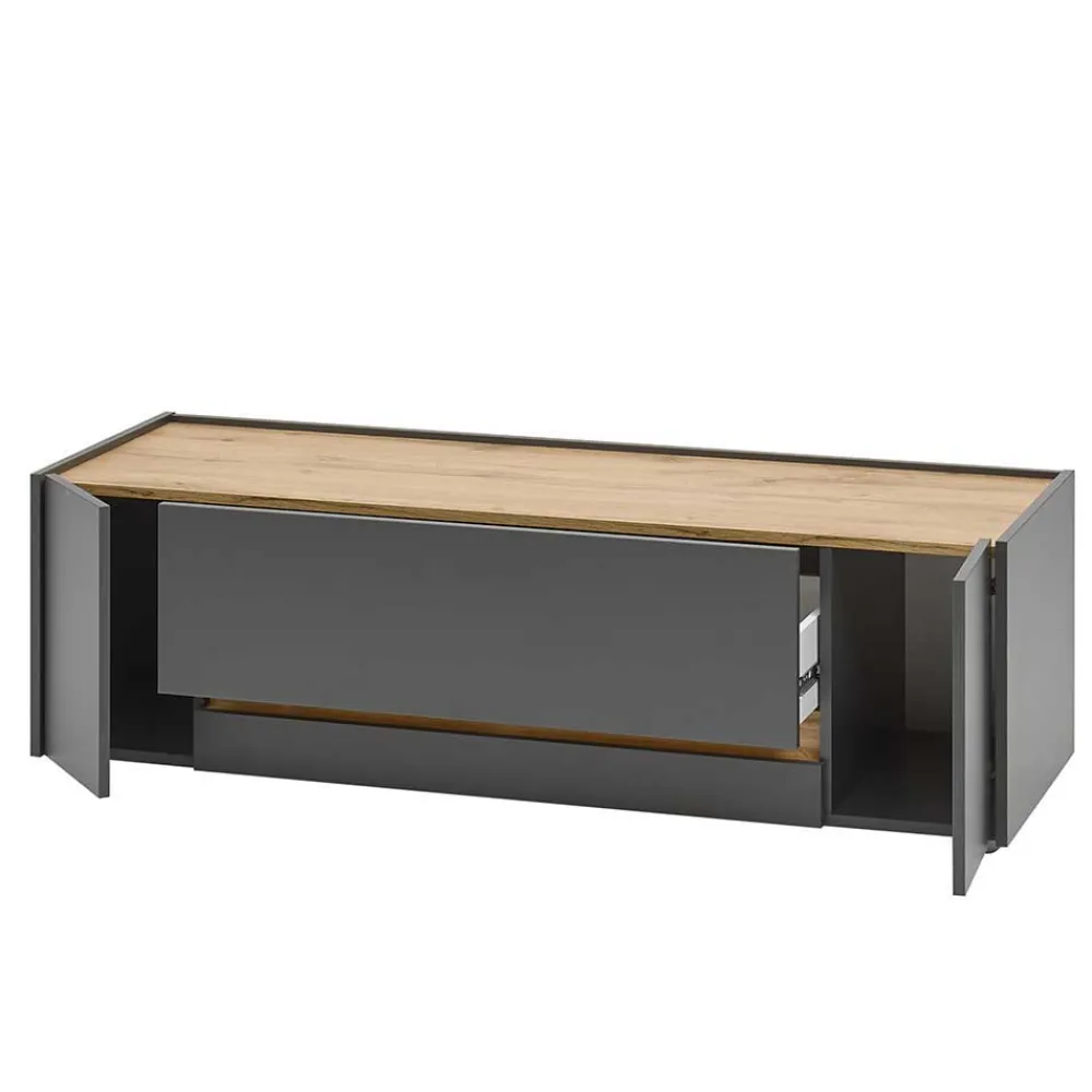 Wohnen Wohnwände<Set Wohnzimmermöbel günstig - Ahilav (vierteilig)