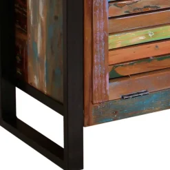 Wohnen Sitzbank<Shabby Chic Bank mit Schuhaufbewahrung - Vosbadus