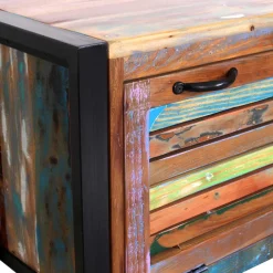 Wohnen Sitzbank<Shabby Chic Bank mit Schuhaufbewahrung - Vosbadus
