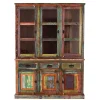 Wohnen Vitrinen<Shabby Chic Buffetschrank in Braun Bunt - Jamaica