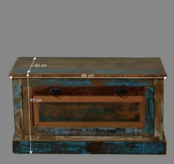 Wohnen Garderoben<Shabby Chic Dielenmöbel Set - Jamaica (fünfteilig)