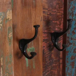 Wohnen Garderoben<Shabby Chic Garderobenpaneel mit 4 Haken - Ensley