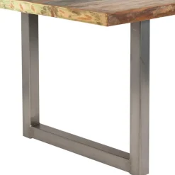 Wohnen Tische<Shabby Chic Recyclingholz Tisch Formosia mit Stahl Bügelgestell