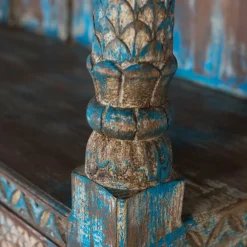 Wohnen Regale<Shabby Chic Regal in unregelmäßgem Blau lackiert - Emrene
