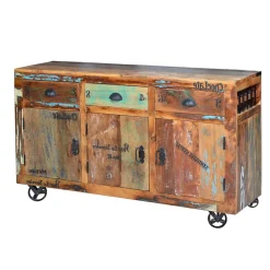 Wohnen Sideboards<Shabby Chic Sideboard aus Recyclingholz - Vatrima