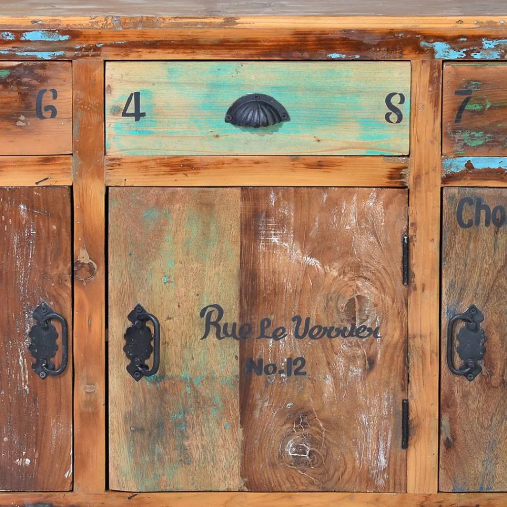 Wohnen Sideboards<Shabby Chic Sideboard aus Recyclingholz - Vatrima