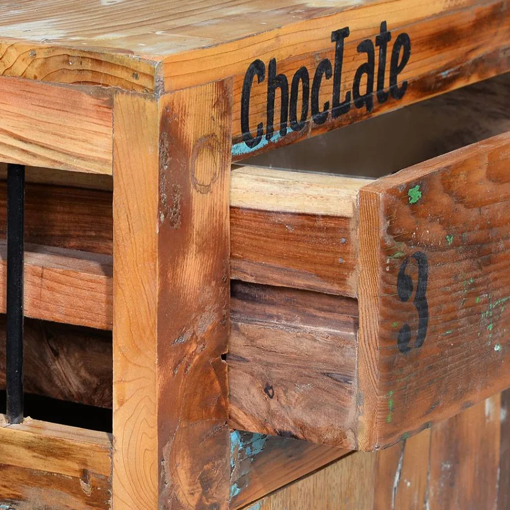 Wohnen Sideboards<Shabby Chic Sideboard aus Recyclingholz - Vatrima