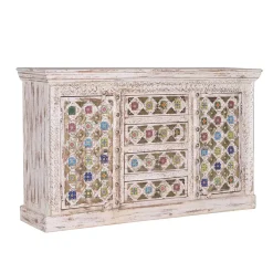 Wohnen Sideboards<Shabby Chic Sideboard in Antikweiß - Mirell