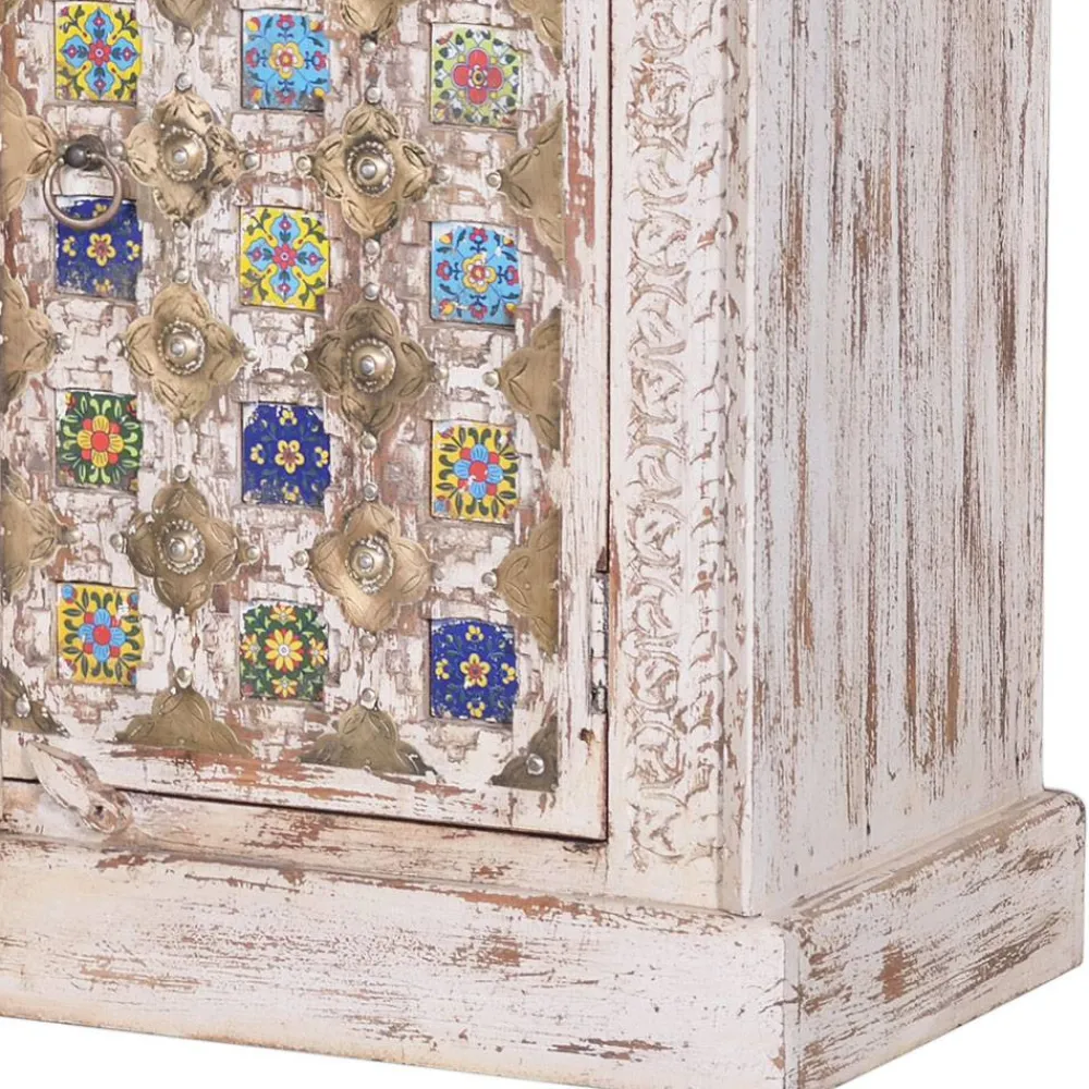 Wohnen Sideboards<Shabby Chic Sideboard in Antikweiß - Mirell
