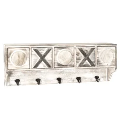 Wohnen Garderoben<Shabby Chic Wandgarderobe mit fünf Schubladen - Amy