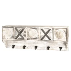 Wohnen Garderoben<Shabby Chic Wandgarderobe mit fünf Schubladen - Amy