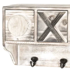 Wohnen Garderoben<Shabby Chic Wandgarderobe mit fünf Schubladen - Amy