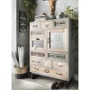 Wohnen Highboards|Kommoden<Shabby Design Highboard aus Recyclingholz - Nuro