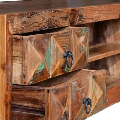 Wohnen Tv & Hifi-Möbel|Lowboards<Shabby Design TV Board aus Recyclingholz - Zeremonia