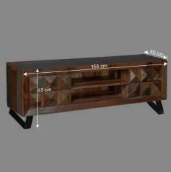 Wohnen Tv & Hifi-Möbel|Lowboards<Shabby Design TV Board aus Recyclingholz - Zeremonia