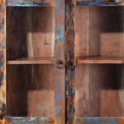 Wohnen Vitrinen<Shabby Design Vitrine aus Recyclingholz - Zeremonia