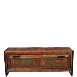 Wohnen Garderoben<Shabby Garderobenmöbel aus Massivholz - Ensley (sechsteilig)