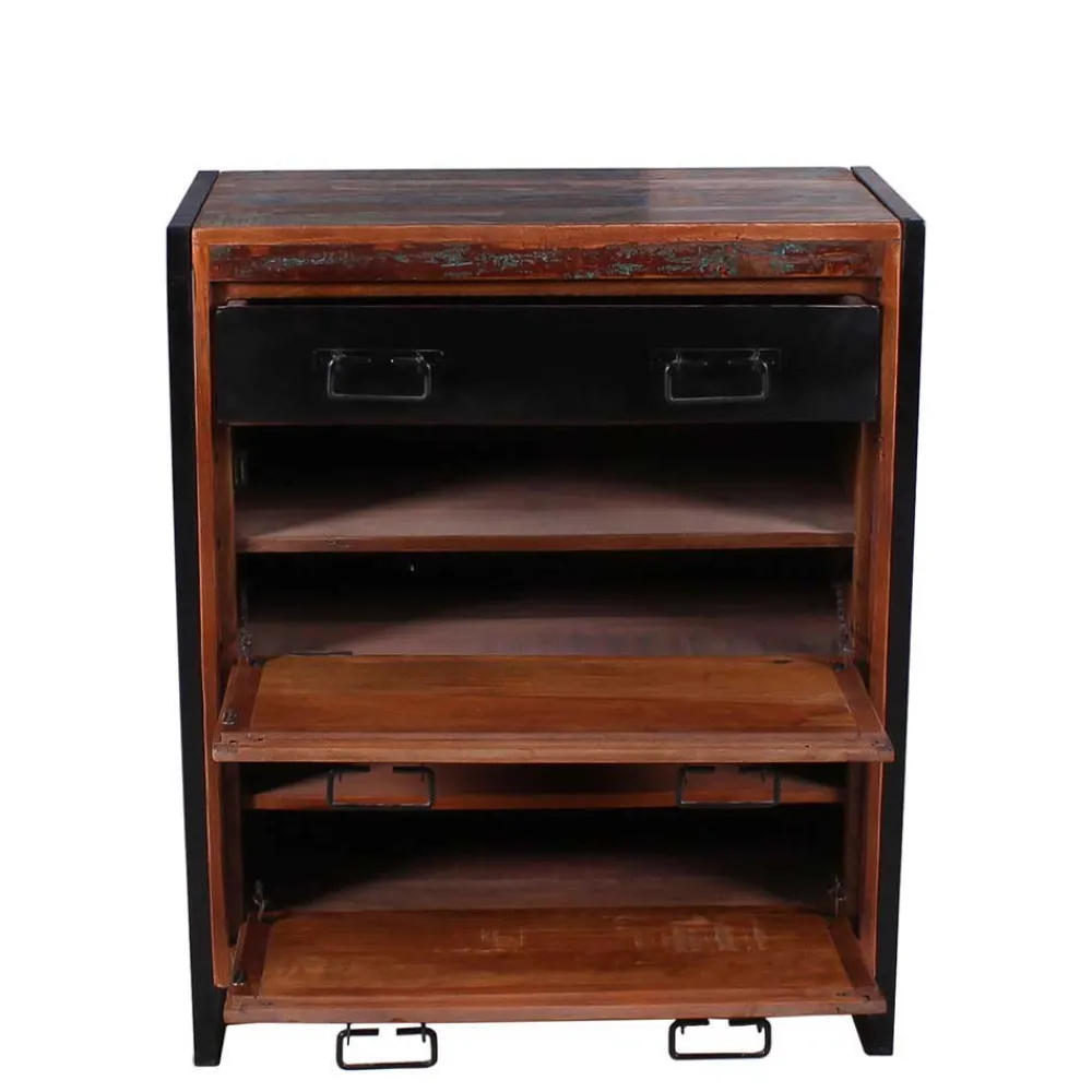 Wohnen Garderoben<Shabby Garderobenmöbel aus Massivholz - Ensley (sechsteilig)