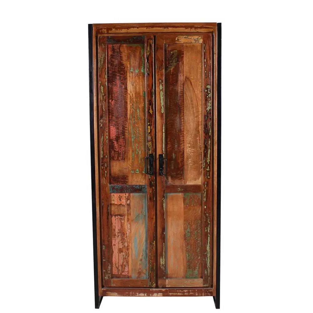 Wohnen Garderoben<Shabby Garderobenmöbel aus Massivholz - Ensley (sechsteilig)