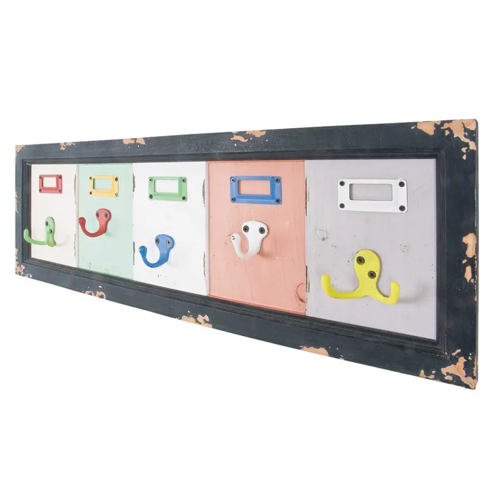 Wohnen Garderoben<Shabby Vintage Garderobe mehrfarbig - Cetrona