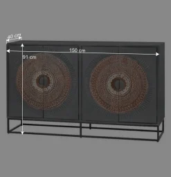 Wohnen Sideboards<Sideboard - dekorativ mit Mandalas - Mesusco