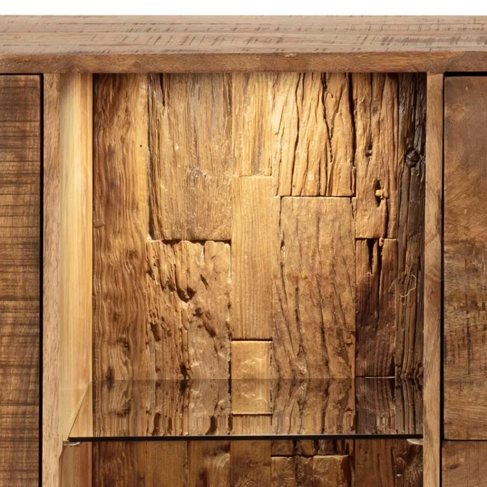 Wohnen Sideboards<Sideboard aus Recyclingholz Mango & Metall - Acira
