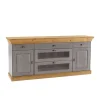 Wohnen Sideboards<Sideboard Cempino in Grau Kiefer teilmassiv