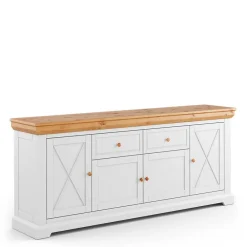 Wohnen Sideboards<Sideboard im Landhaus Look - 200 cm breit - Saluts