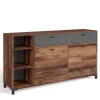 Wohnen Sideboards<Sideboard in Altholz Optik & Anthrazit - Bosco
