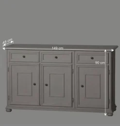 Wohnen Sideboards<Sideboard in Antikweiß - Vicina