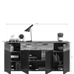 Wohnen Sideboards<Sideboard in der Größe 200x91x40 cm - Lucios