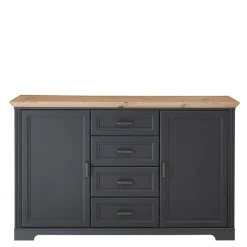 Wohnen Sideboards<Sideboard in Dunkelgrau und Eiche - Joe