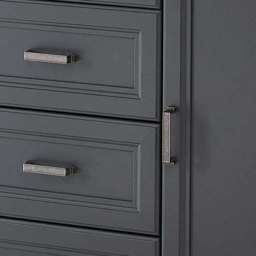 Wohnen Sideboards<Sideboard in Dunkelgrau und Eiche - Joe