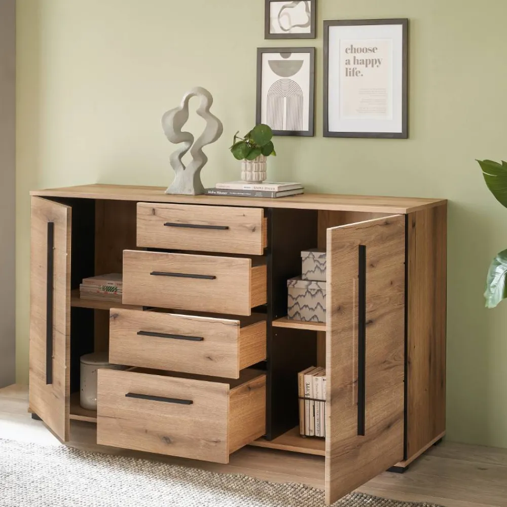 Wohnen Sideboards<Sideboard in Eiche Dekor - Brocus
