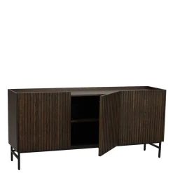 Wohnen Sideboards<Sideboard in Eiche Dunkelbraun Furnier - Rubrin