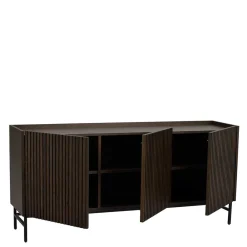 Wohnen Sideboards<Sideboard in Eiche Dunkelbraun Furnier - Rubrin
