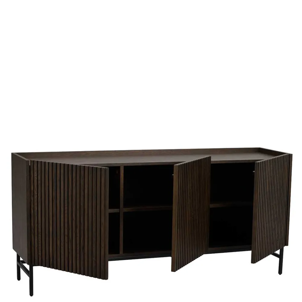 Wohnen Sideboards<Sideboard in Eiche Dunkelbraun Furnier - Rubrin