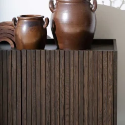 Wohnen Sideboards<Sideboard in Eiche Dunkelbraun Furnier - Rubrin