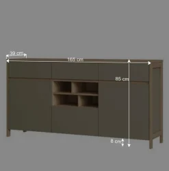 Wohnen Sideboards<Sideboard in Eukalyptus und Eiche Optik - Promo