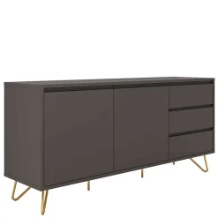 Wohnen Sideboards<Sideboard in Grau & Gold - Tajibo