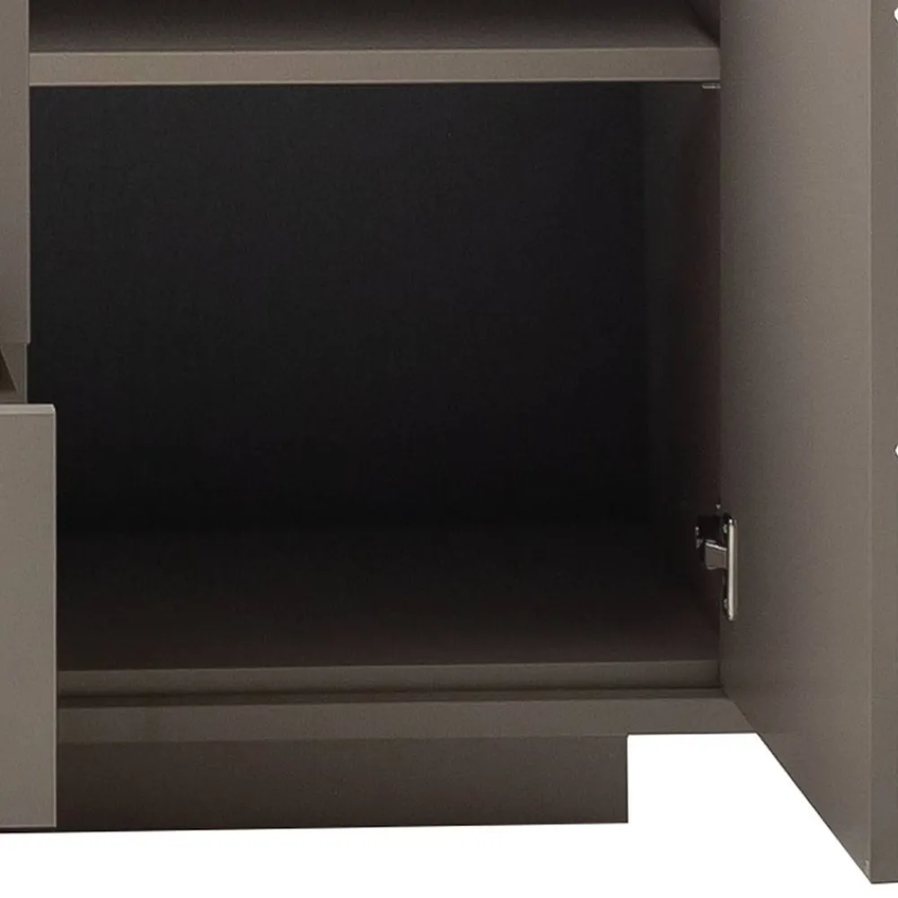 Wohnen Sideboards<Sideboard in Grau mit Wildeiche - Teorina