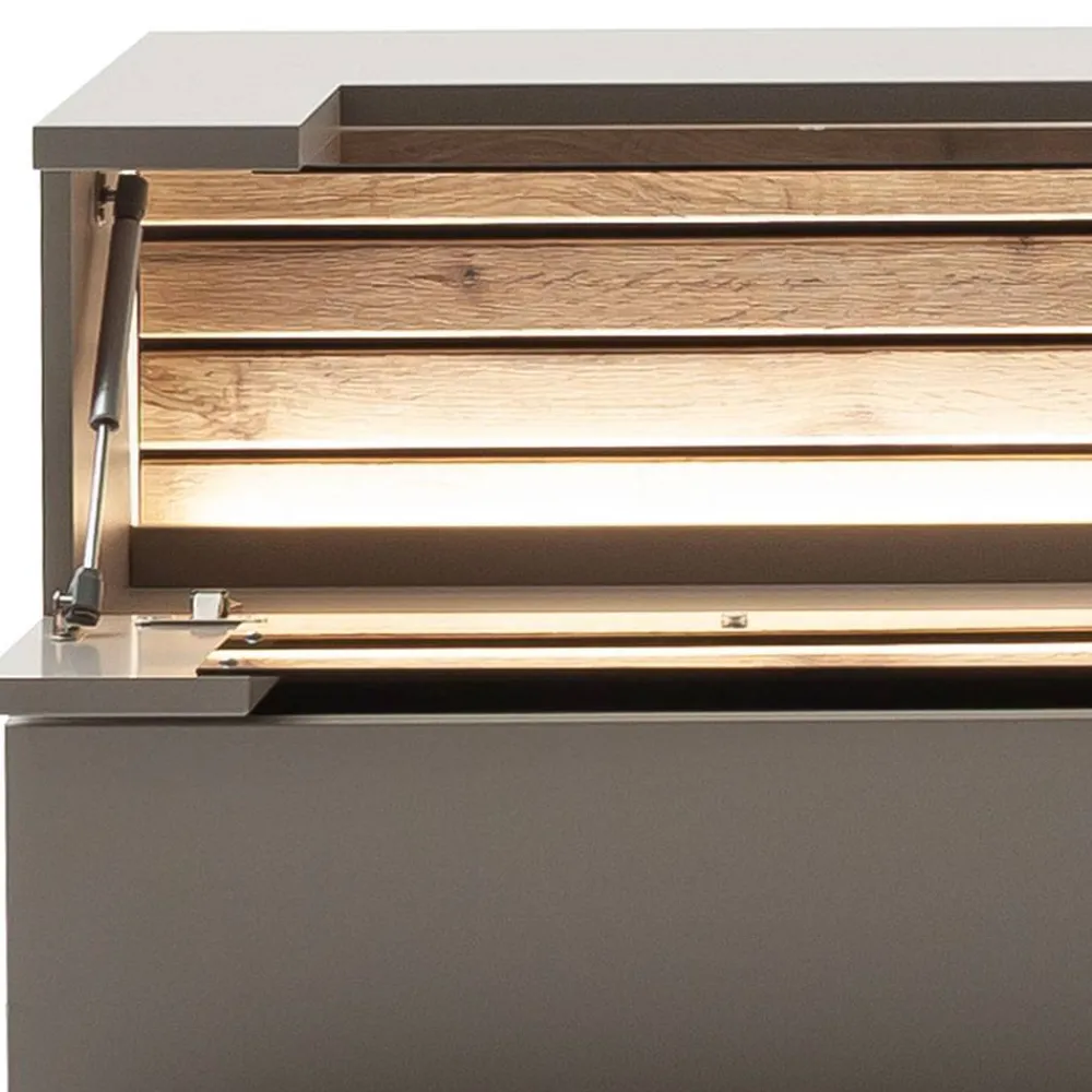 Wohnen Sideboards<Sideboard in Grau mit Wildeiche - Teorina