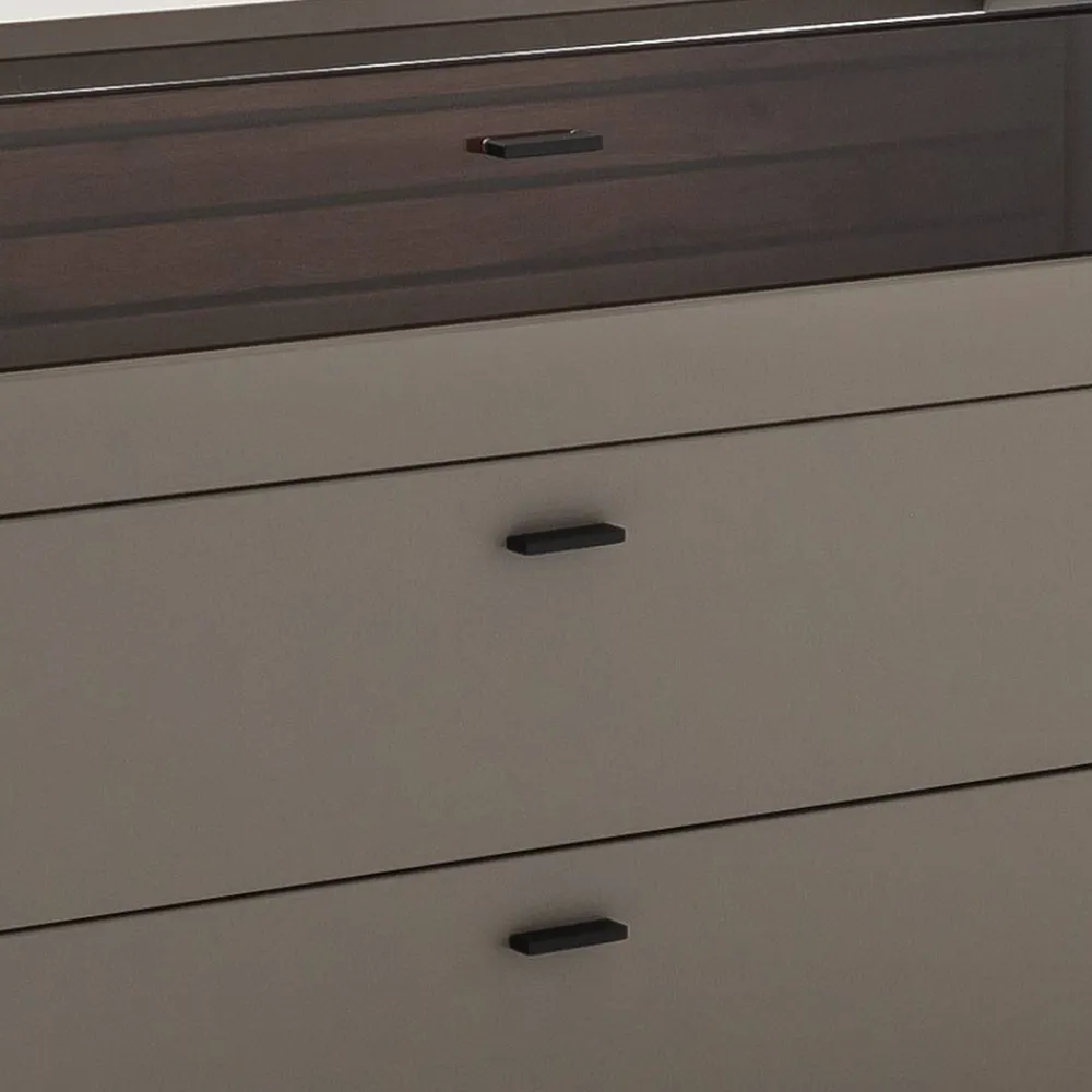 Wohnen Sideboards<Sideboard in Grau mit Wildeiche - Teorina