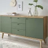 Wohnen Sideboards<Sideboard in Graugrün & Wildeiche - Oliva
