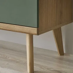 Wohnen Sideboards<Sideboard in Graugrün & Wildeiche - Oliva