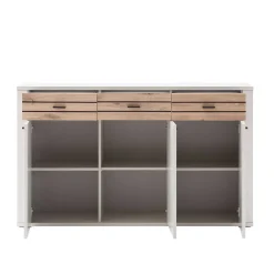 Wohnen Sideboards<Sideboard in Lichtgrau mit Wildeiche - Ballina