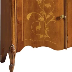 Wohnen Sideboards<Sideboard in Nussbaum mit Ranken Dekor - Carlenna
