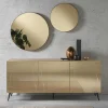 Wohnen Sideboards<Sideboard in Taupe und Bronze Spiegelglas - Lotivera